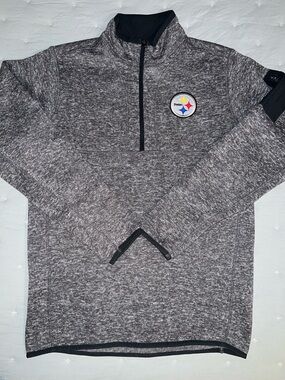 NWOT Antigua Steelers Fleece 1/4 Zip (Unisex)